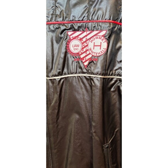 Vintage King Louie Pro Fit Black Puffer Jacket UAW 1243 Made In USA Size M - Picture 4 of 9